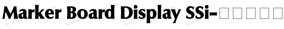 Marker Board Display SSi字体转换